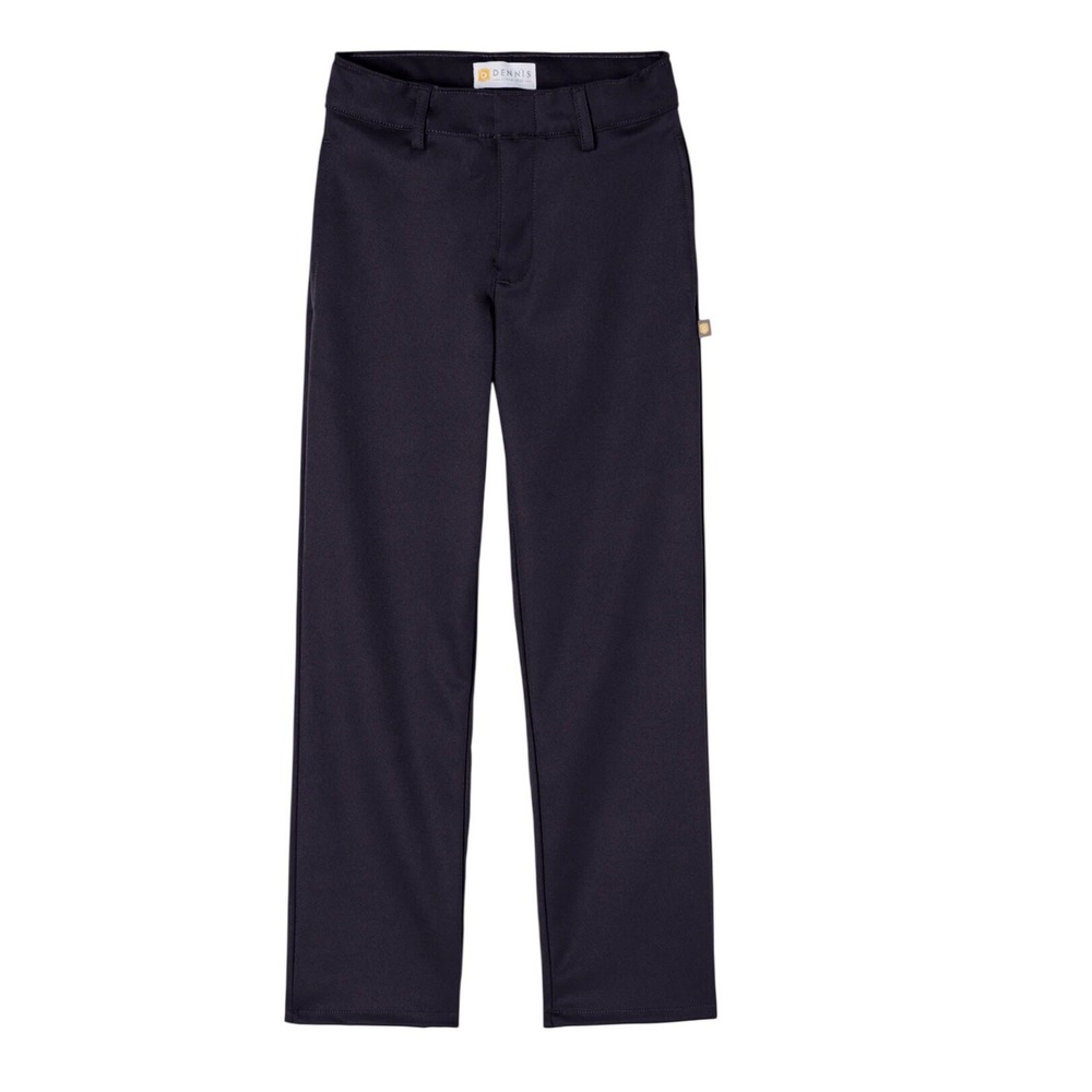 Dennis Uniform‎ Boys Navy Blue Flat Front School Uniform Pants Size 8